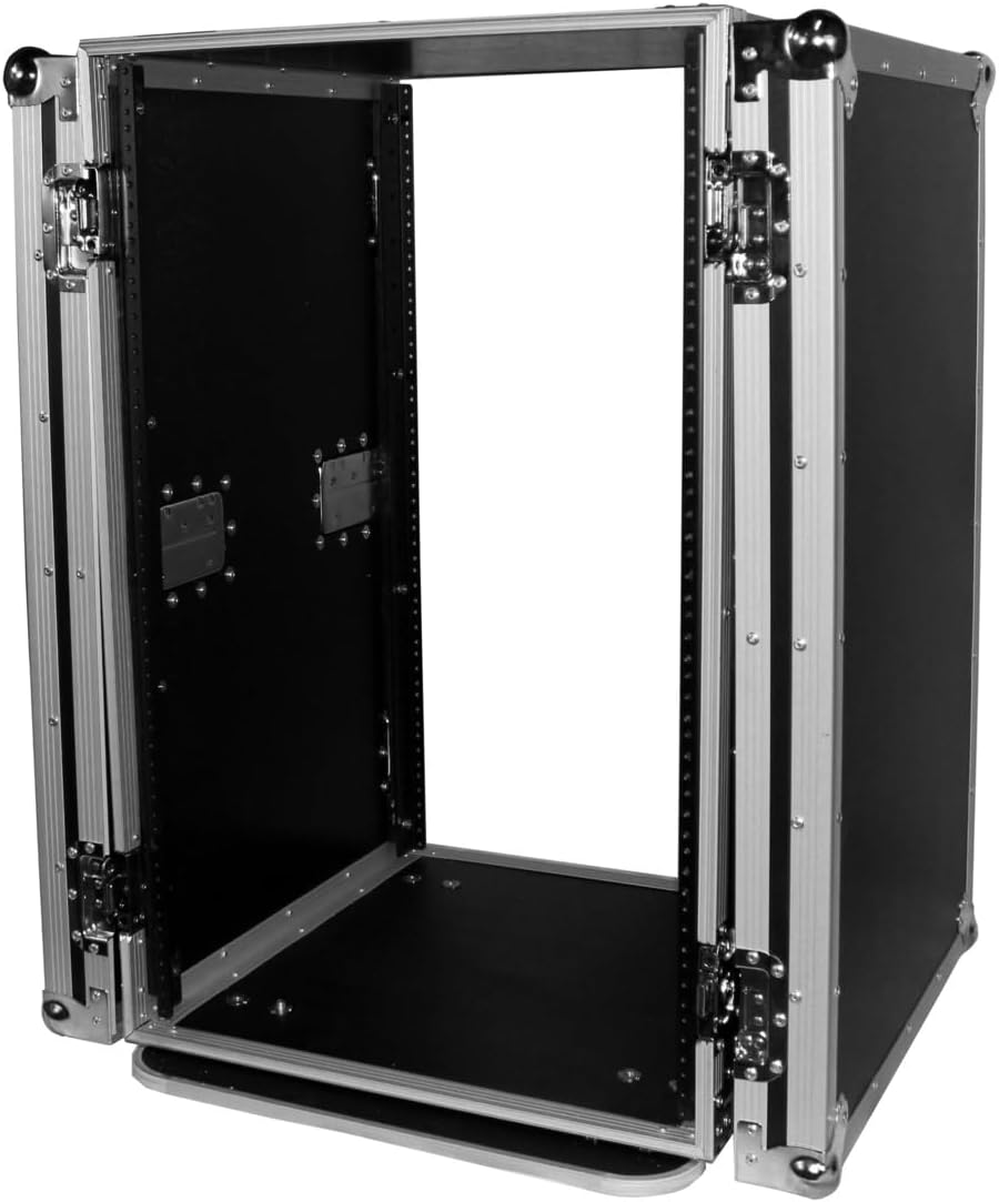 ProX T-18RSS 18U Space Amp Rack Mount ATA Flight Case 19 Inch Depth W-Casters