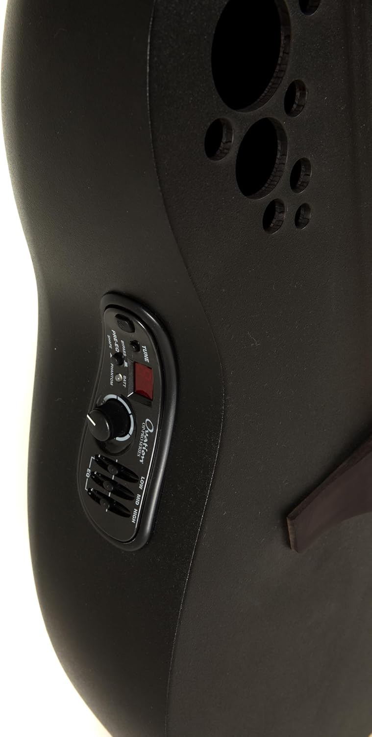 Ovation 2058TX-5 Elite TX 12-String Acoustic - Black