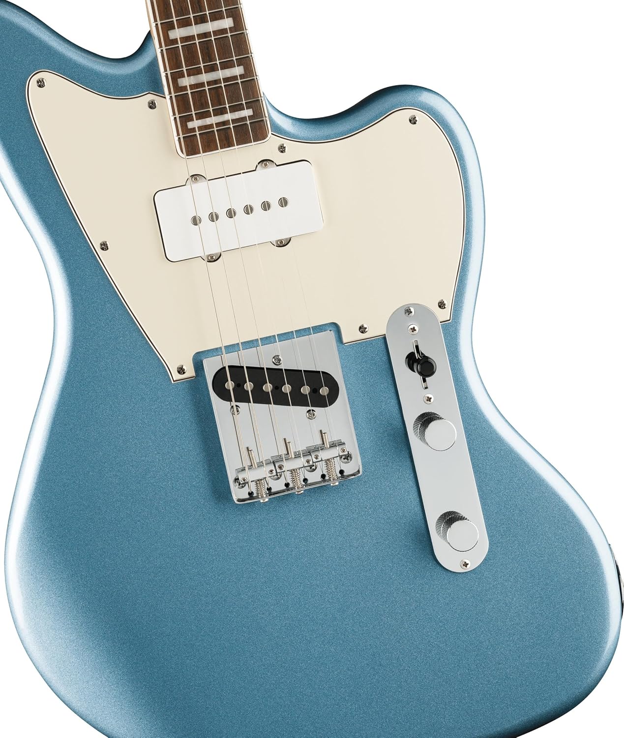 Fender Limited Edition Paranormal Offset Telecaster SJ, Laurel Fingerboard, Parchment Pickguard, Ice Blue Metallic