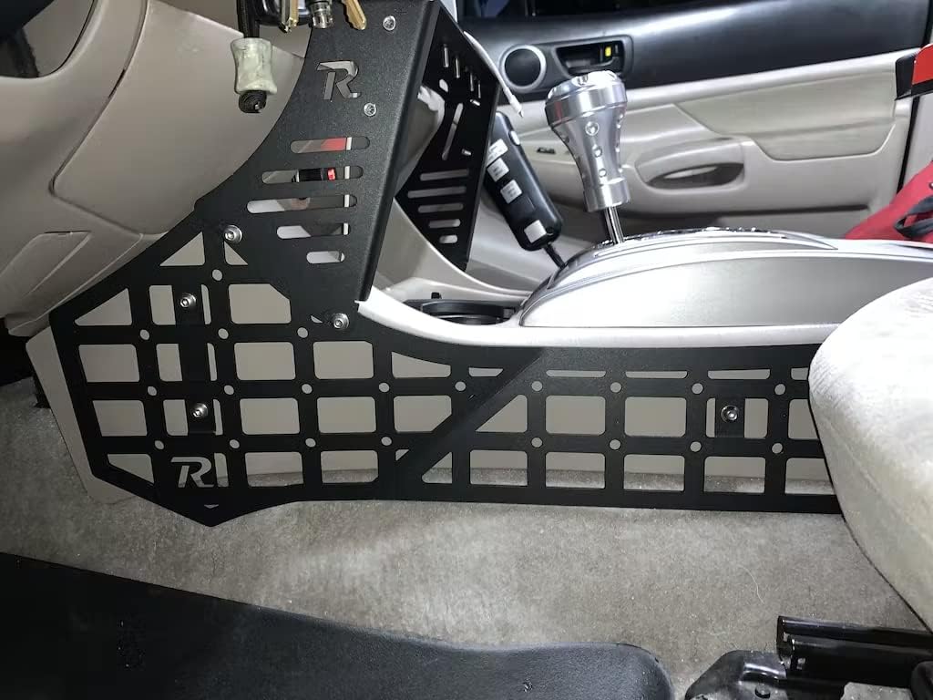 Rago Fabrication Center Console Modular Storage Panels for 2005-2015 Toyota Tacoma 2nd Gen | Made in The USA | Mount for Cell Phone, GPS, Radio, & Other Accessories | Pickup Truck Accessories