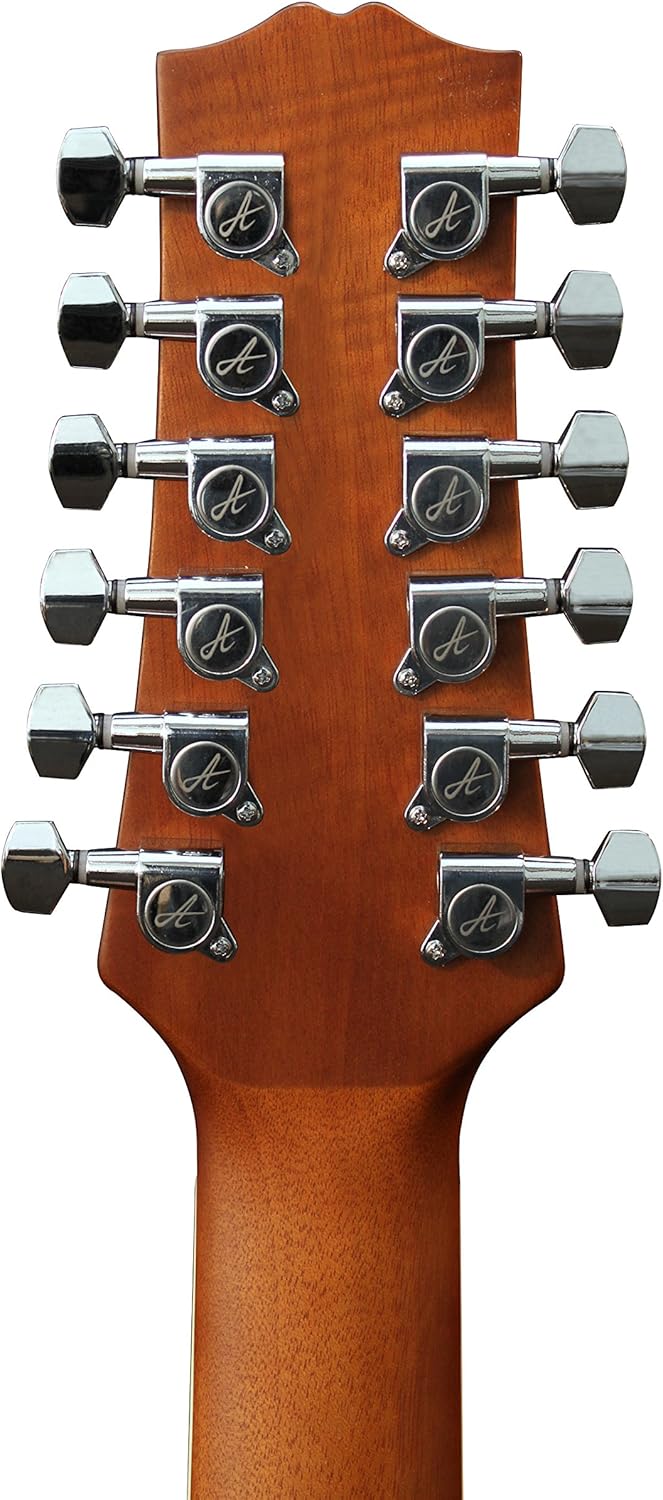 Ashton D25/12NTM 12-String Acoustic Guitar Natural Wood