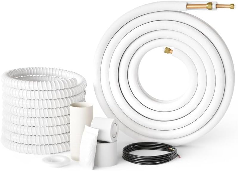 Cooper & Hunter 12,000 BTU Single Zone Floor Mounted Console Mini Split Air Conditioner & Heat Pump – 24.6 SEER2 – 16FT Installation Kit – 230V