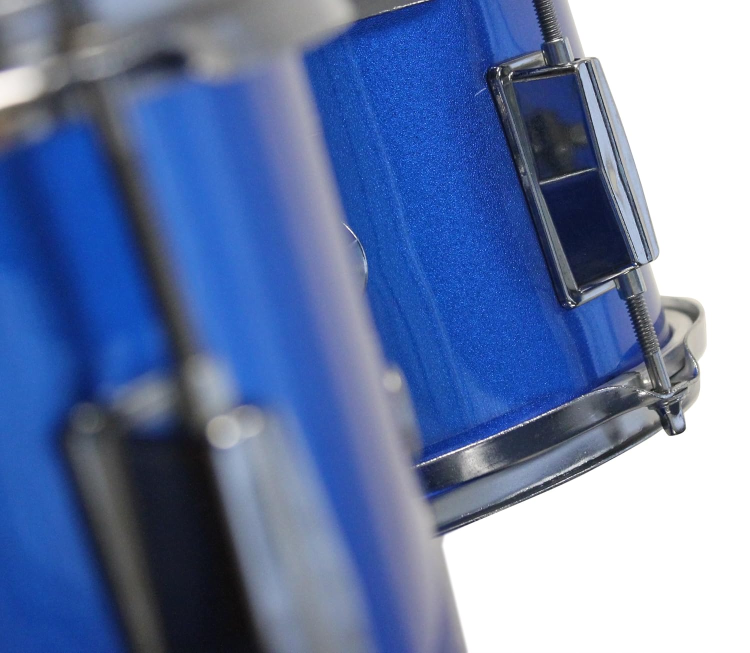 Music Alley 3 Piece Kids Drum Set with Drum Sticks & Drum Throne Seat