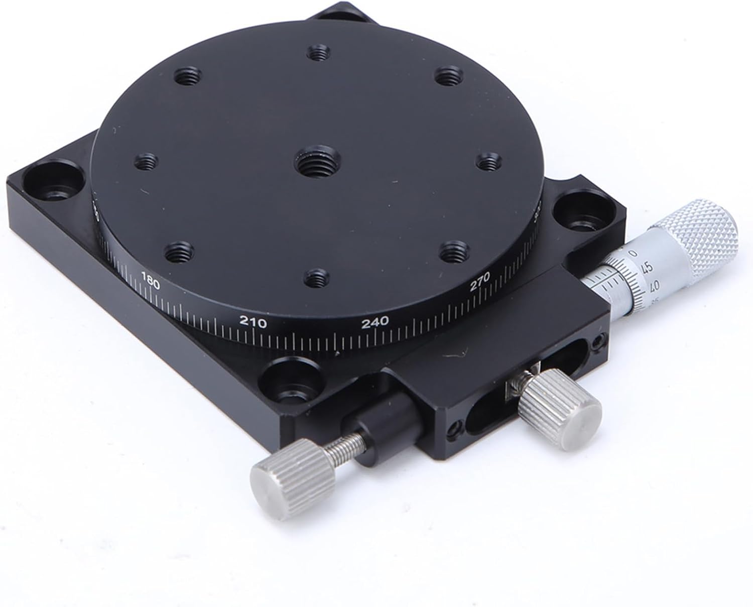 Fine Adjustment RS60‑L Manual Trimming Station Displacement Linear Stage Table for Precision Positioning,Production Machinery Vernier Scale