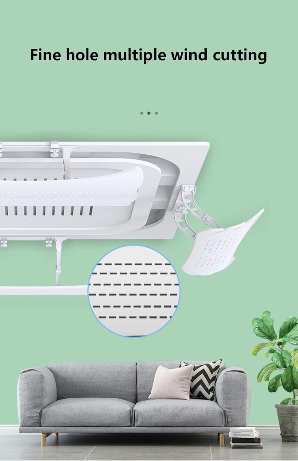 Air conditioning deflector Air Conditioner Windshield Central Air-Conditioning Outlet Wind Baffle, Prevent Direct Blowing, Office Ceiling Air-Conditioning Wind Direction Deflector, Ceiling Air-Condit