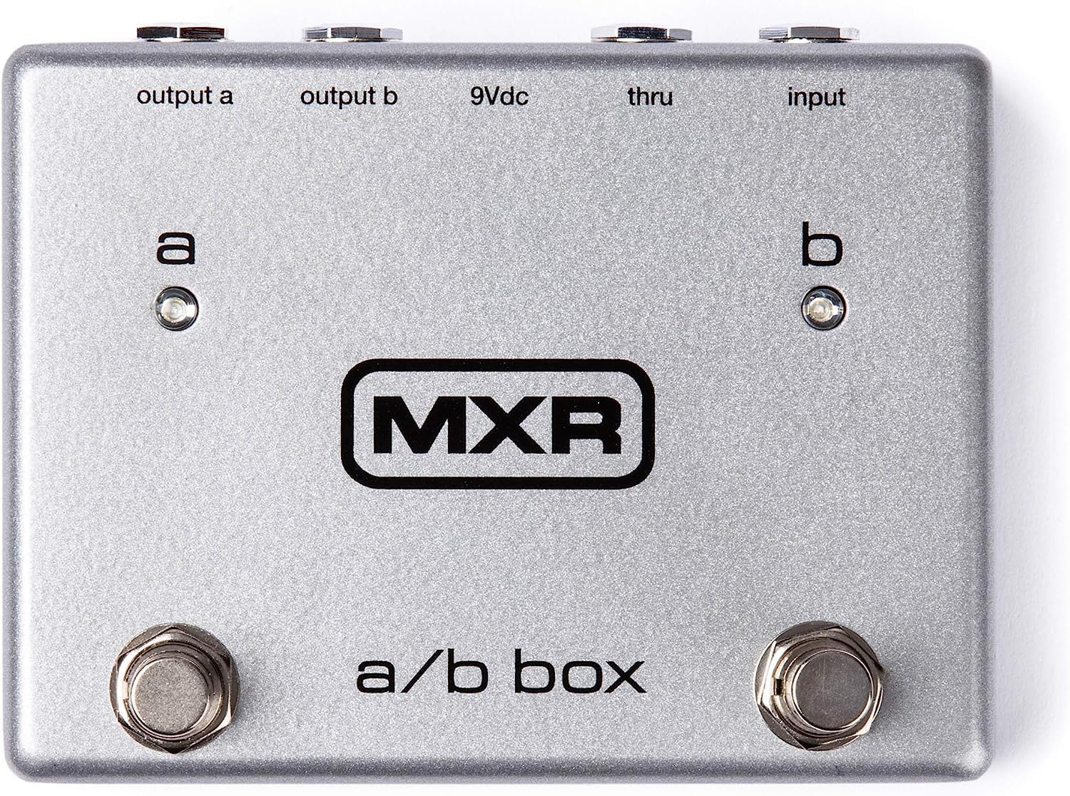 MXR M196 A/B Box Switch Pedal Bundle with 10ft Instrument Cable