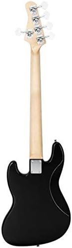 Music Lover Gjazz Electric 5 String Bass Guitar Full Size Bag Strap Pick Connector Wrench Tool Sunset Color 3-7 Days Delivery