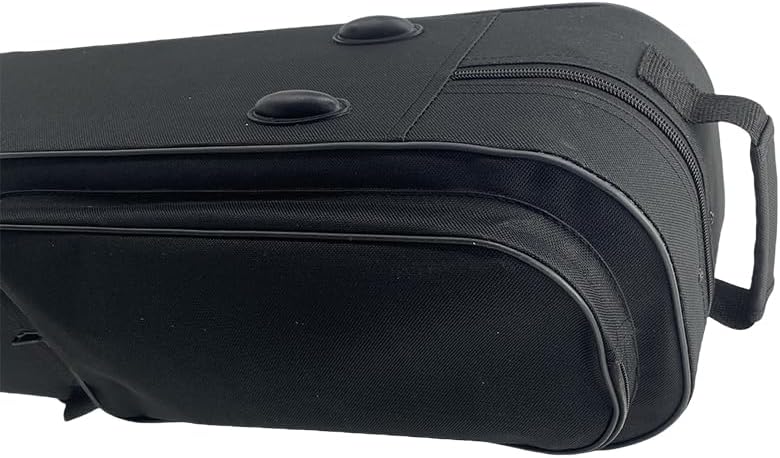 Bb Tenor Slide Trombone | Full Kit with Mouthpiece Gloves & Cleaner - Student-Friendly B Flat Tenor Slide Trombone, All-In-One Package for New Learners (Silver)