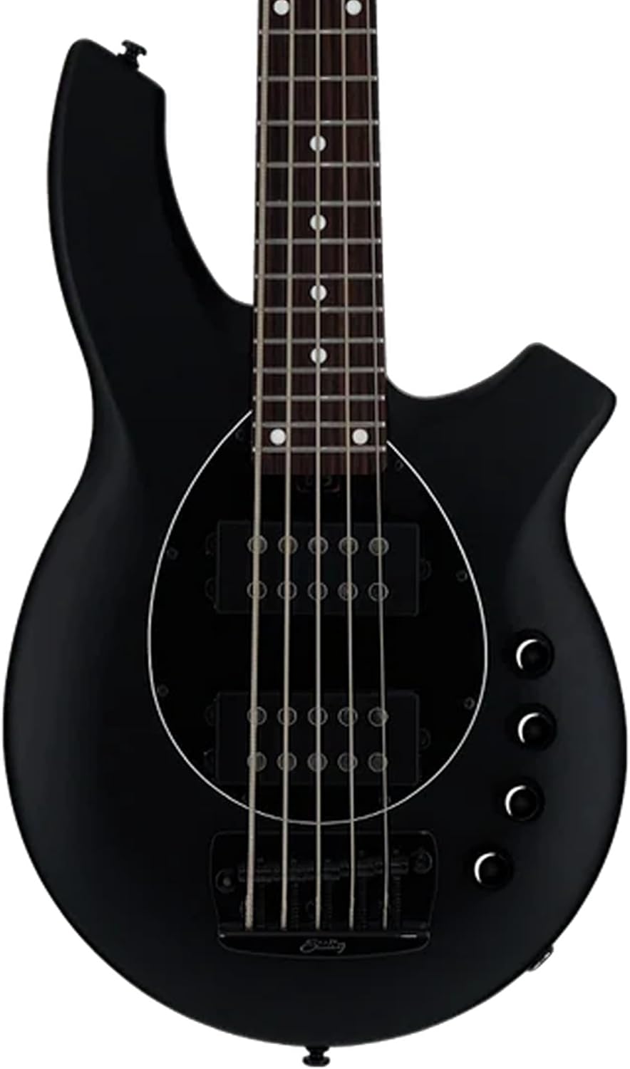 Sterling By Music Man Bongo 5 Electric 5-string Bass Guitar - Stealth Black