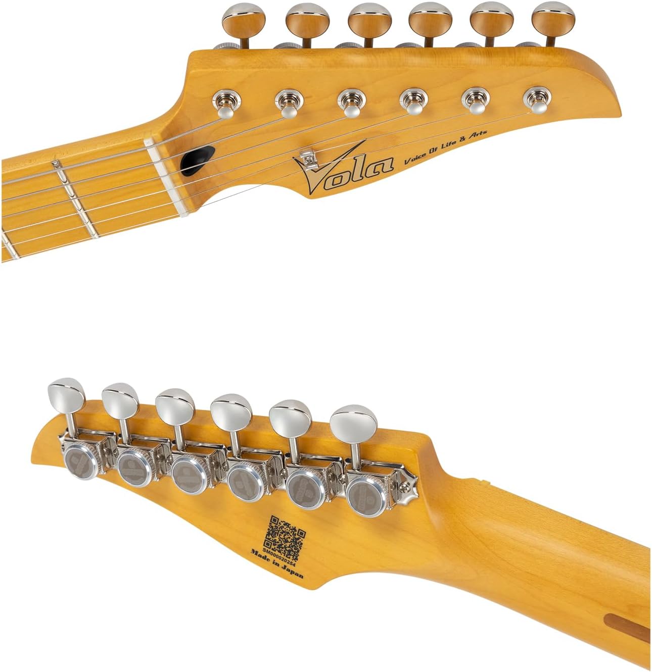 Vola Electric Guitar Vasti MC Shell Pink Gloss Handmade in Japan MIJ Gotoh Bridge Gotoh Locking Tuner 6 Strings Modern C Neck For All Levels