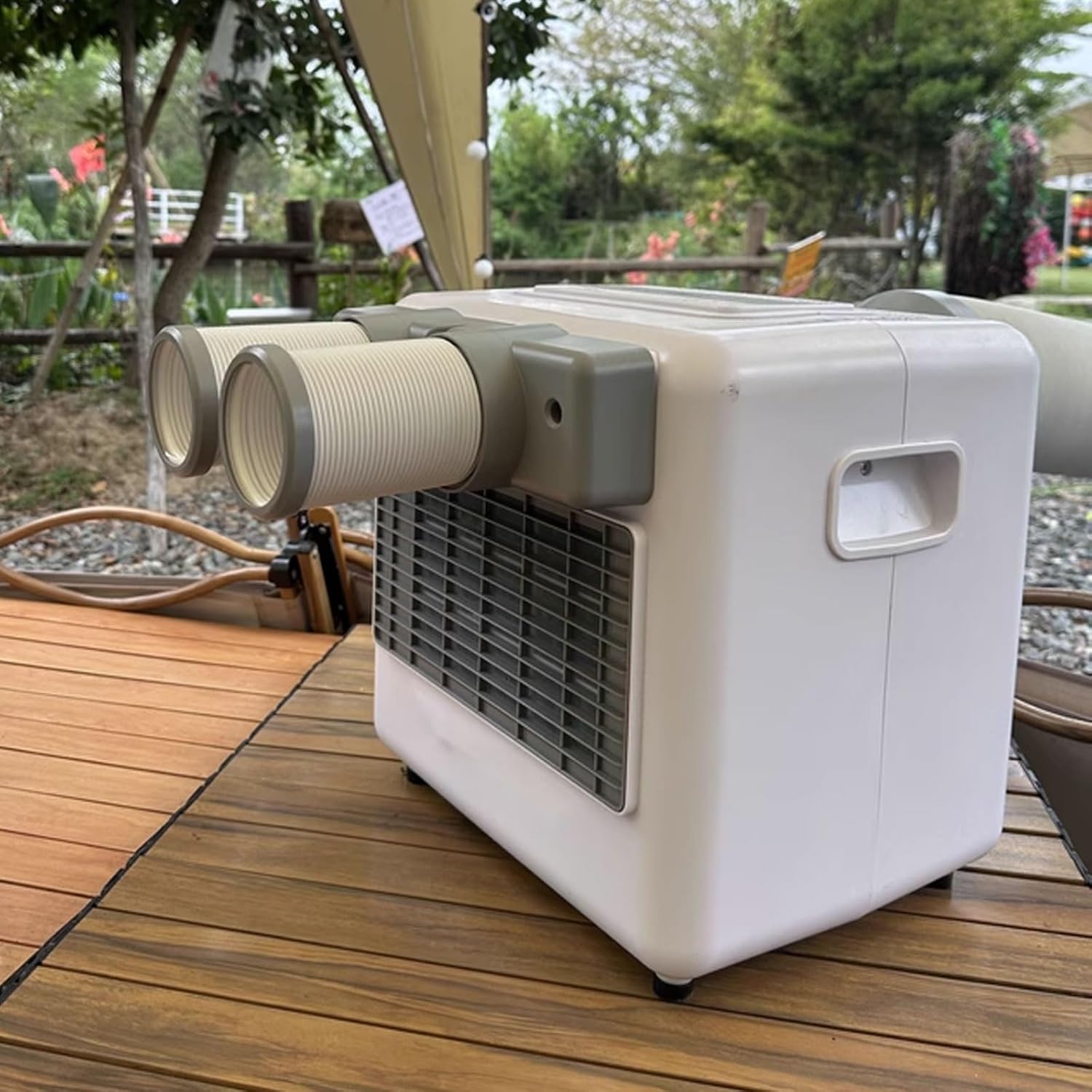 Portable Air Conditioners No Windows Needed Camping Ac with Keypad and Remote Control 3 Wind Speeds 12H Appointment Timer Small Tower Fan for Home Office