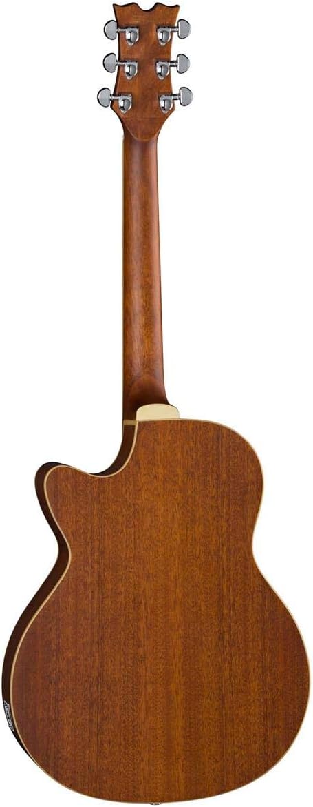 Dean Resonator Cutaway/Electric Natural Mahogany Guitar