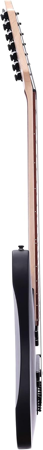 IYV- ISFF7-400 Solid Body with Burl Maple Top Electric Guitar, Charcoal Sunburst