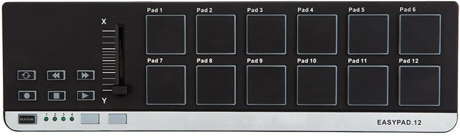 KESHUO Electric Keyboard 12 Professional MIDI Controller Piano Keyboard Drum Interface MIDI Pad Controller