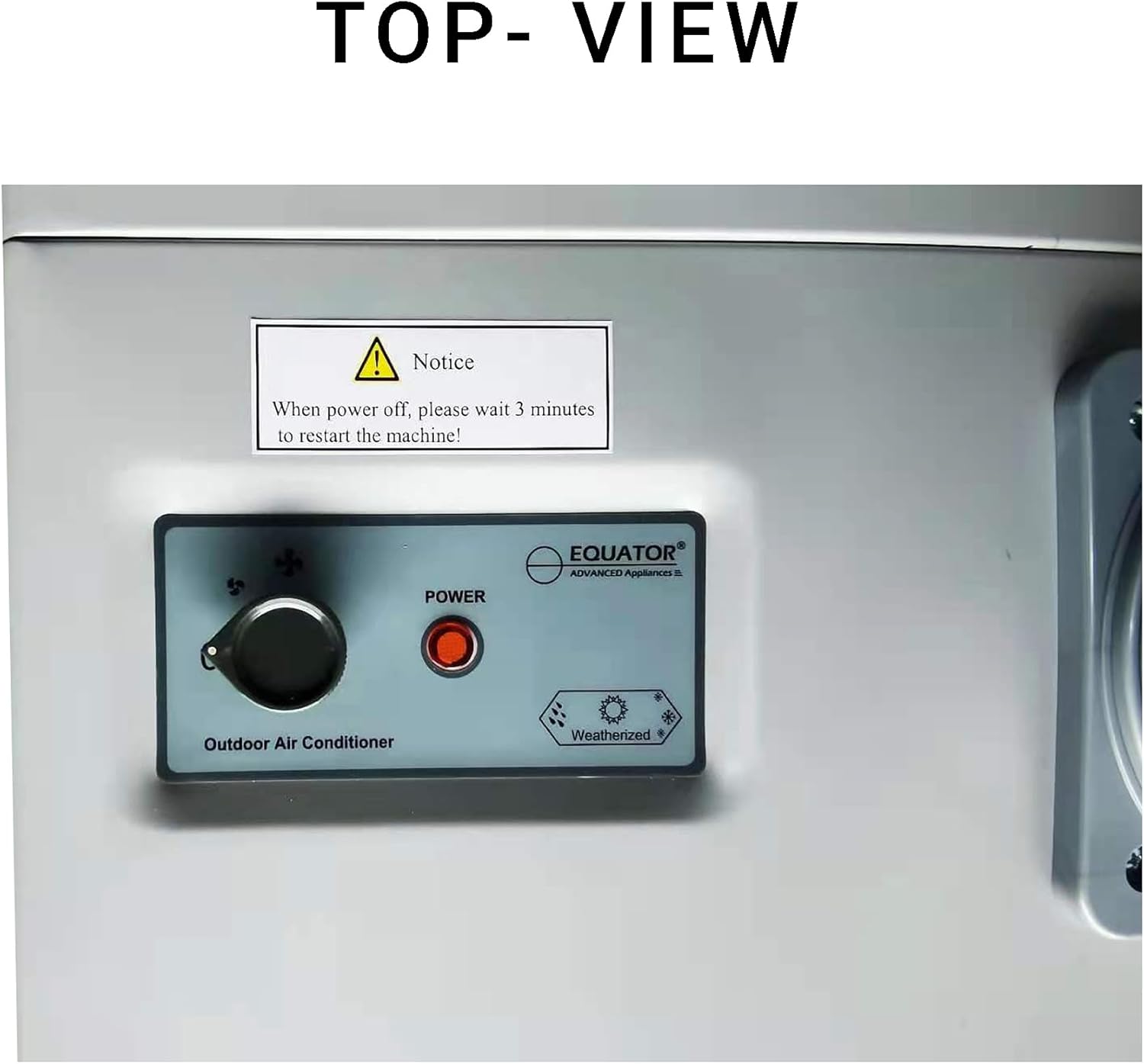 Equator Portable Air conditioner Spot Cooler, 7000 BTU, Outdoor Unit with Casters, IP24 Rated, 110V