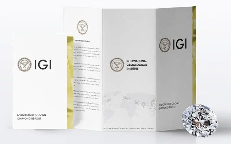 IGI Certified Lab Grown Loose Diamond, 1-10 CT TW (E-F Color, VVS-VS Clarity) for Making Precious Fine Jewelry