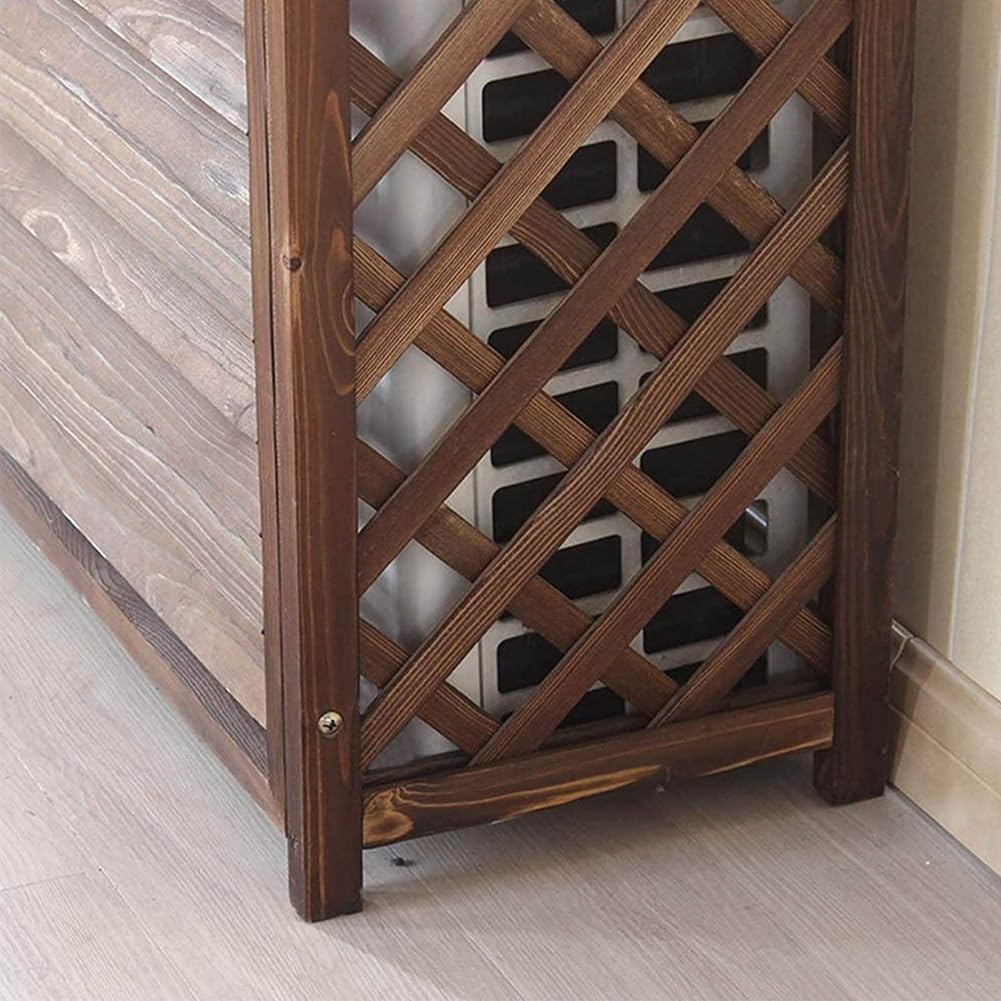 Air Conditioner And Heat Pump Cover Hide Air Conditioner Cover For Outdoor Outside Unit Privacy Air Conditioner Fence Screen Weatherproof (Size : L120 X W57 X H100cm)