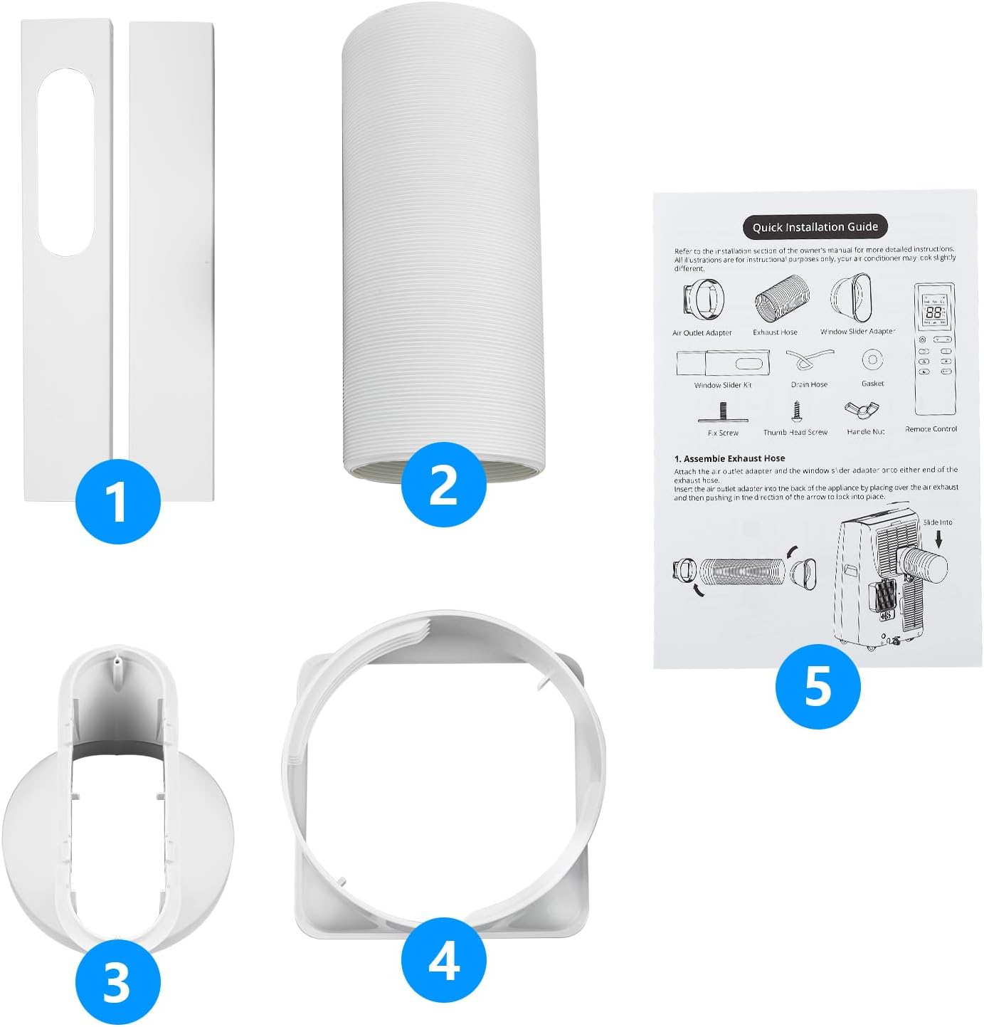 Portable Air Conditioner 14,000 BTU 3-In-1 Powerful AC Units Cools Up to 750 Sq.Ft, Smart Room Air Conditioning with Remote Control and 24H Timer, Standing Air Conditioner for Indoor Large Room