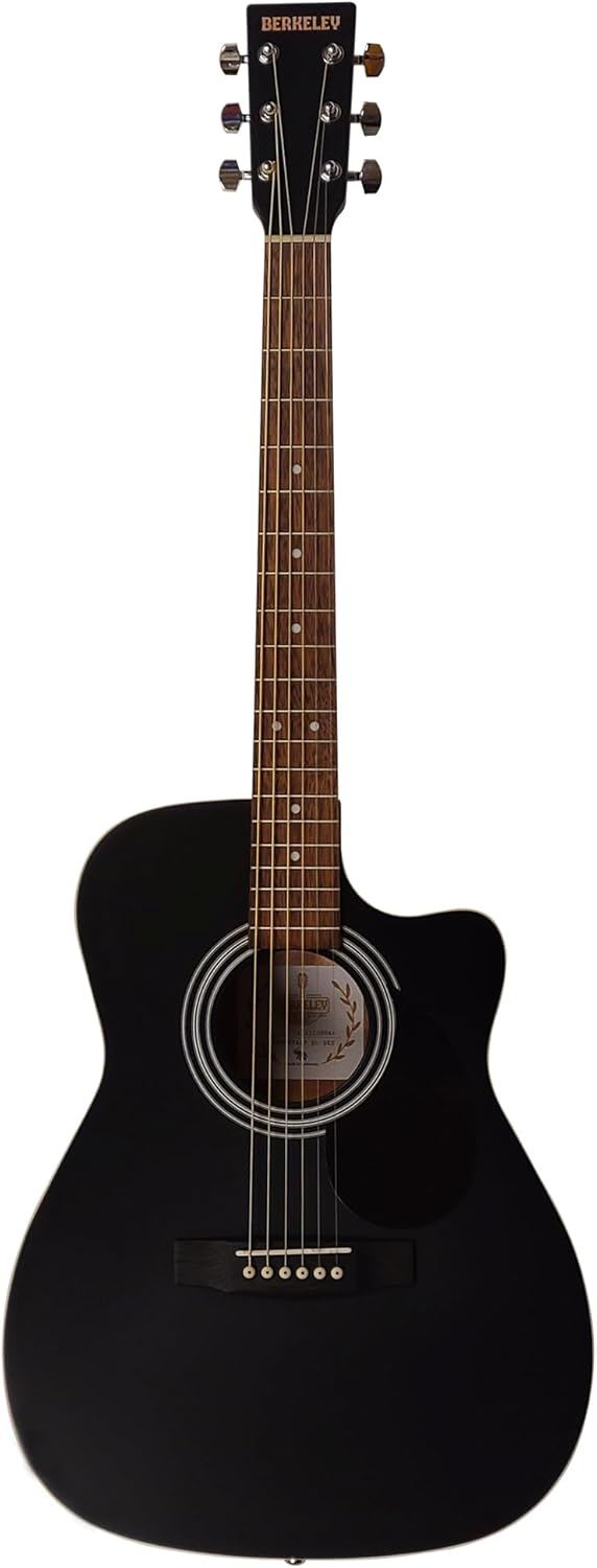 Berkeley ELEMENTARY-BKS Concert Body Cutaway Acoustic Guitar