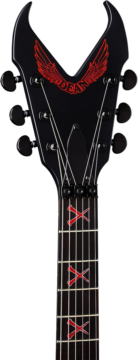 Dean Kerry King V Black Satin Electric Guitar with Case Black Satin