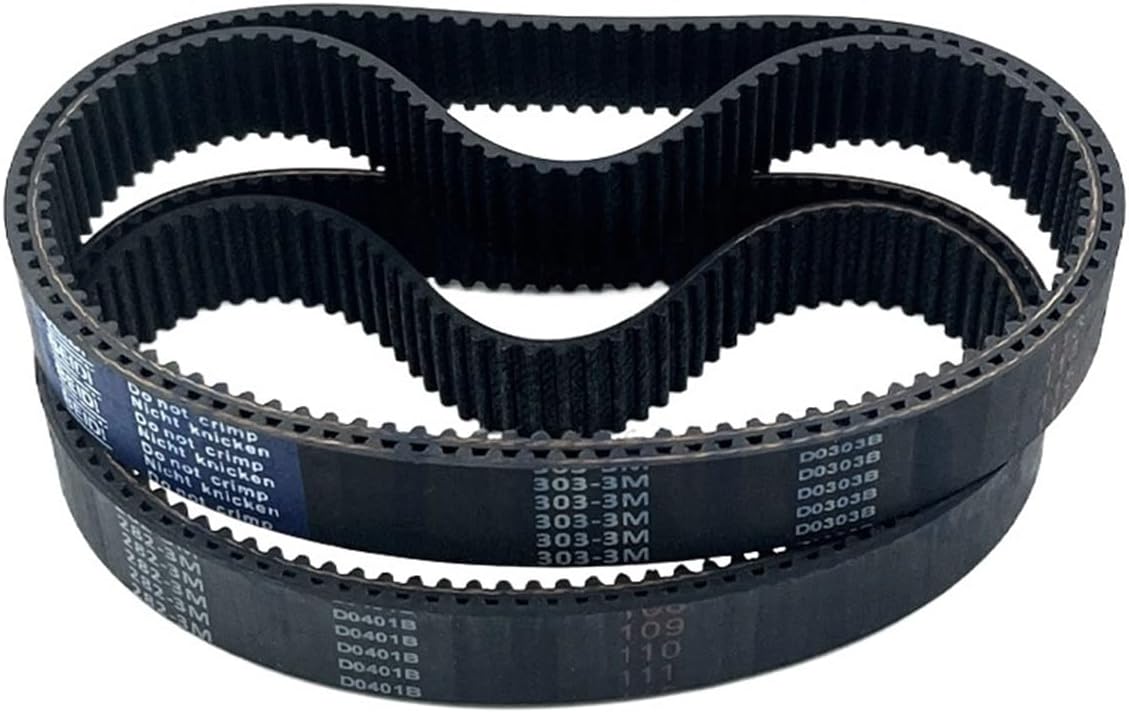 3M Timing Belt Length 195 198 201 204 207 210 213 216 219 222 225 228mm Width 6/9/10/15/20mm Sweeper Washing Machine Belt(204mm-3M-(68 Teeth),1pcs,20mm)