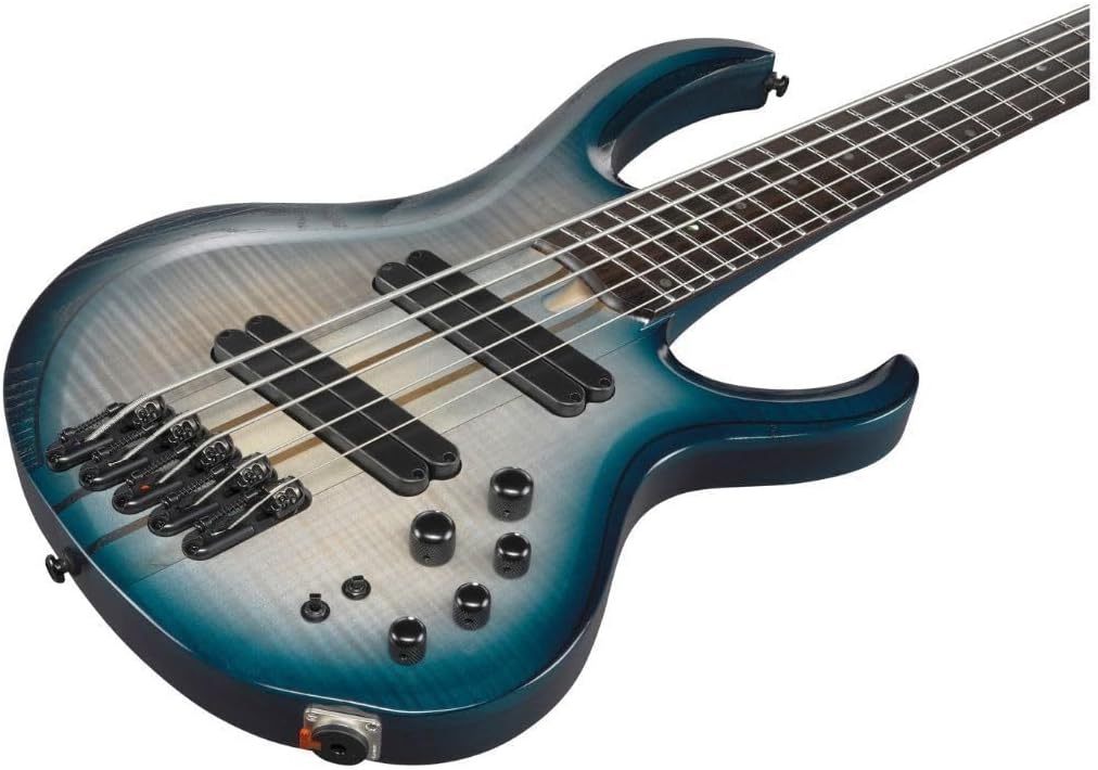 Ibanez BTB Bass Workshop Multi-scale 5-string Electric Bass - Cosmic Blue Starburst Low-gloss