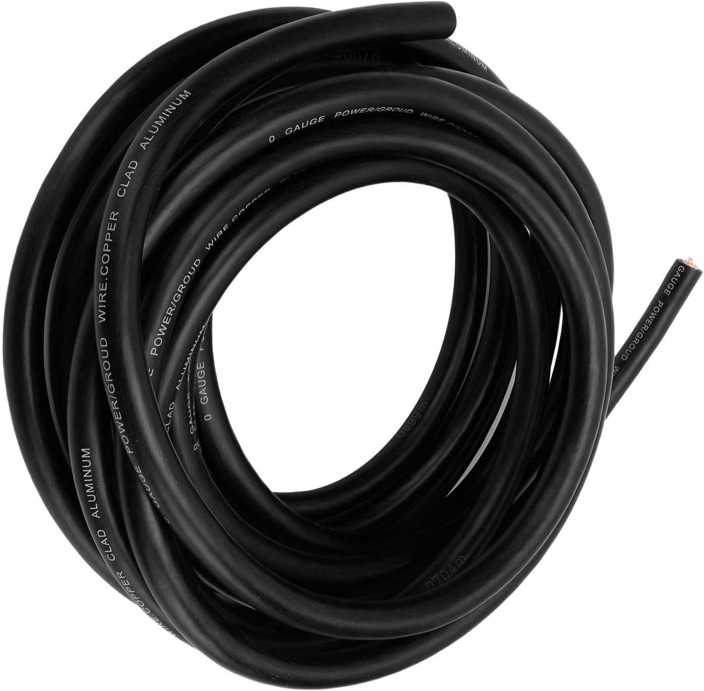 1 Gauge AWG Automotive Wire 25ft, Soft Insulated Copper Wire for Car Amplifiers, Subwoofers, Audio Installation, Grounding, Marine Use with Car Stereo Speaker Cable for RV (B)