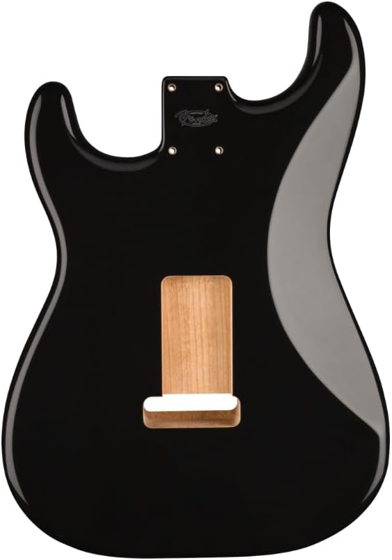 Fender Alder Stratocaster Body - Vintage Bridge Routing - Black