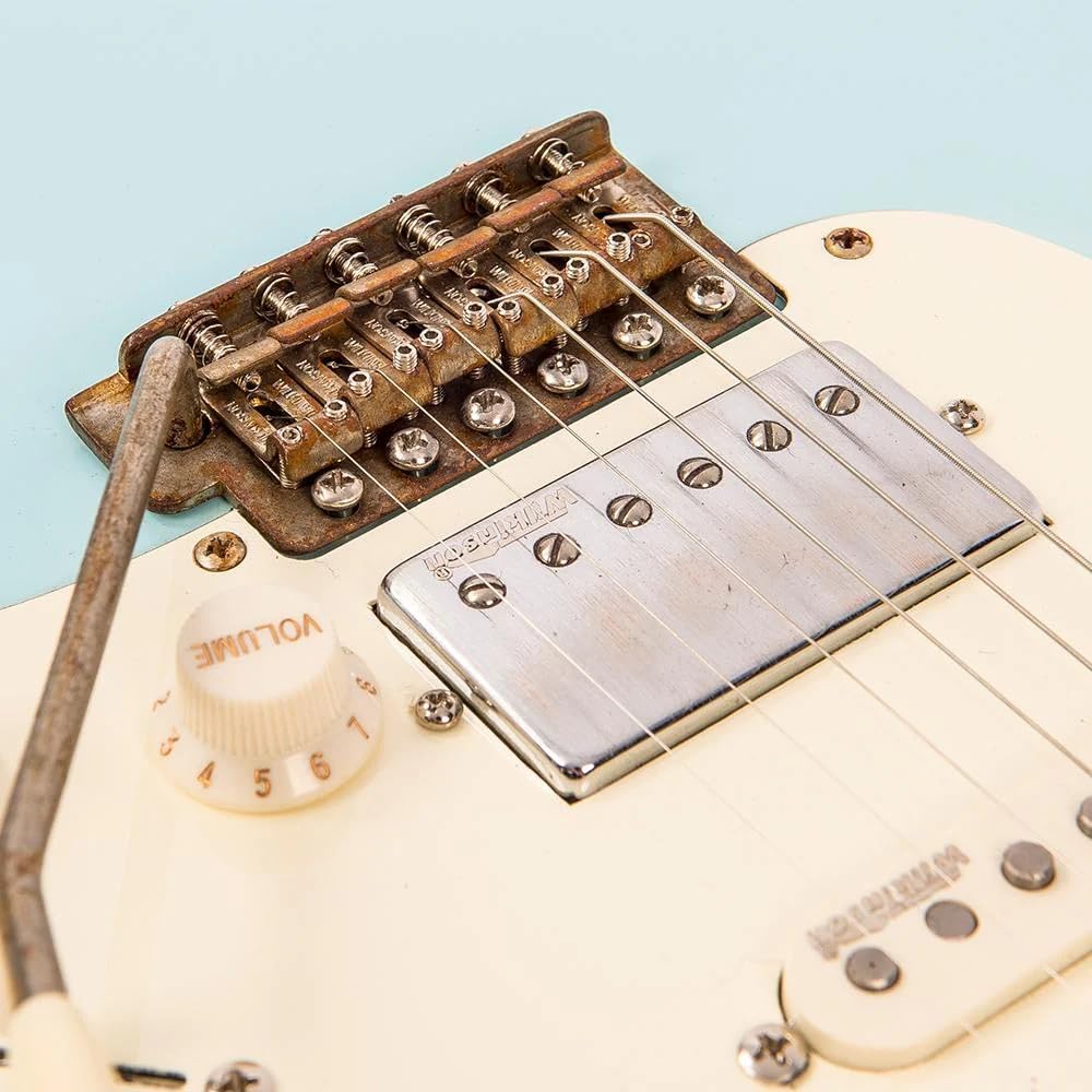 Vintage Guitars Icon V6 Electric Guitar, Strat HSS, Laguna Blue, V6HMRLB