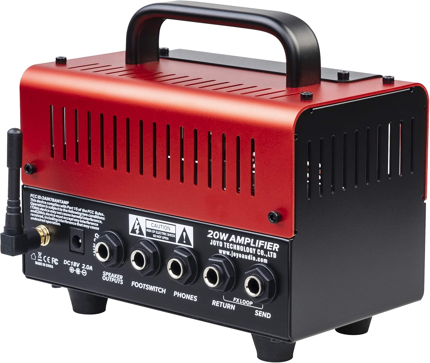 JOYO JACKMAN II Amplifier 20 Watt Hybrid Mini Tube Head Bluetooth BanTamp XL Series with Foot Switch