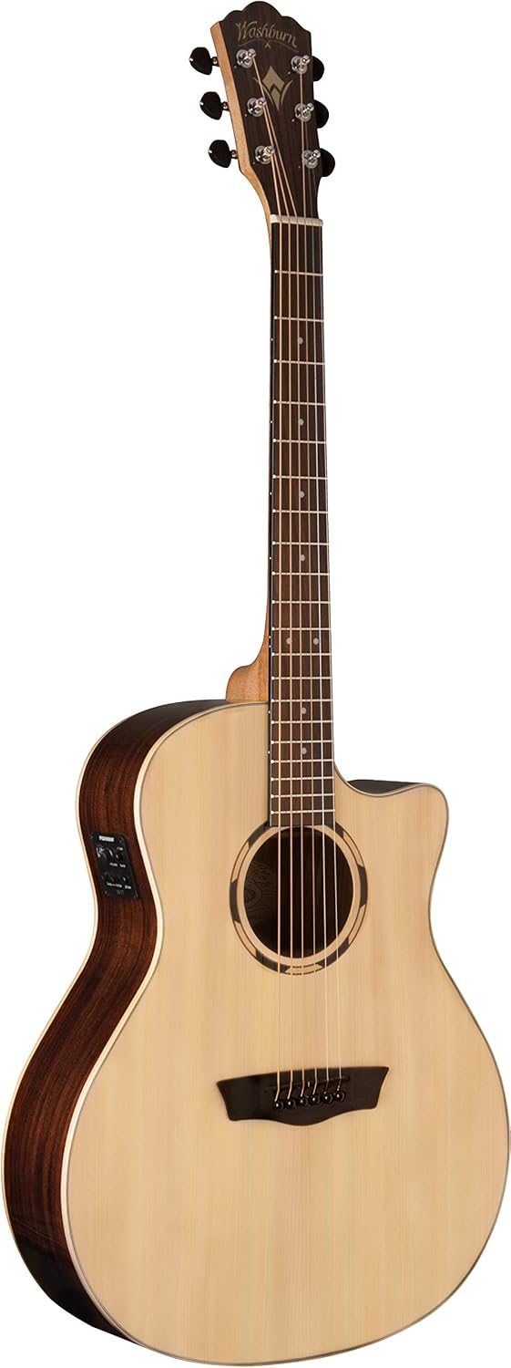 Other Woodline 20 Series 6 String Acoustic-Electric Guitar, Right, Natural (Other)