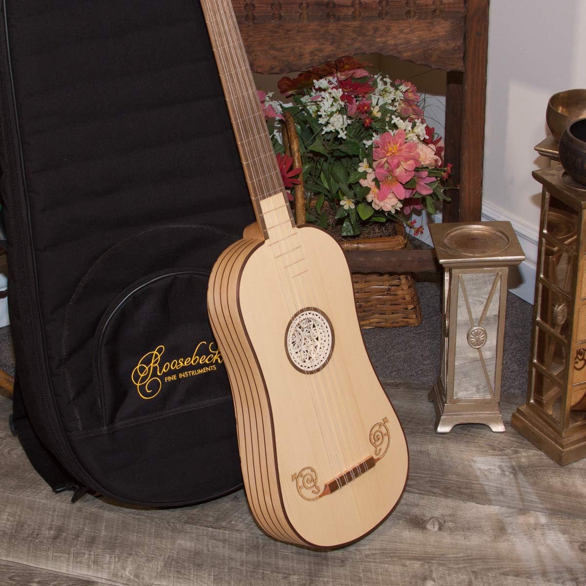 Roosebeck Baroque 5-Course Guitar w/Gig Bag & Extra String Set