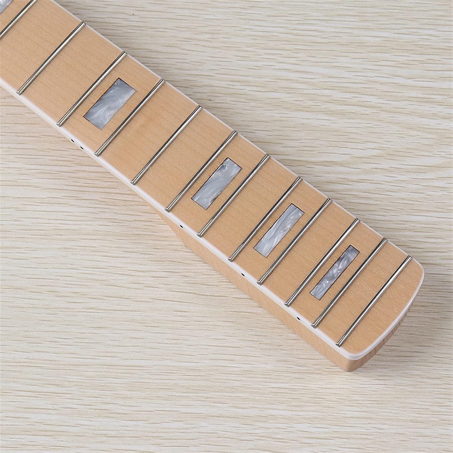 Left Hand Electric Bass Guitar Neck Maple for TL Bass Neck 20 Frets Natural Fingerboard Unfinished Guitar Neck (Color : Left Hand)