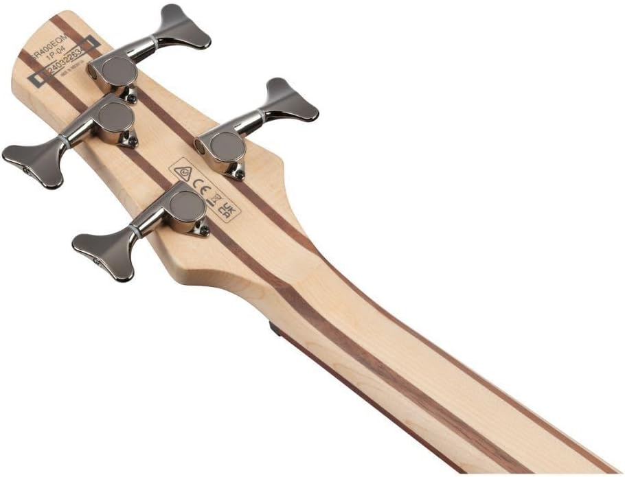 Ibanez SR400EQM Standard 4-String Right-Handed Electric Bass Guitar with Jatoba Fretboard, Quilted Maple Top, and PowerSpan Dual Coil Pickups (Stained Cosmic Blue Starburst)