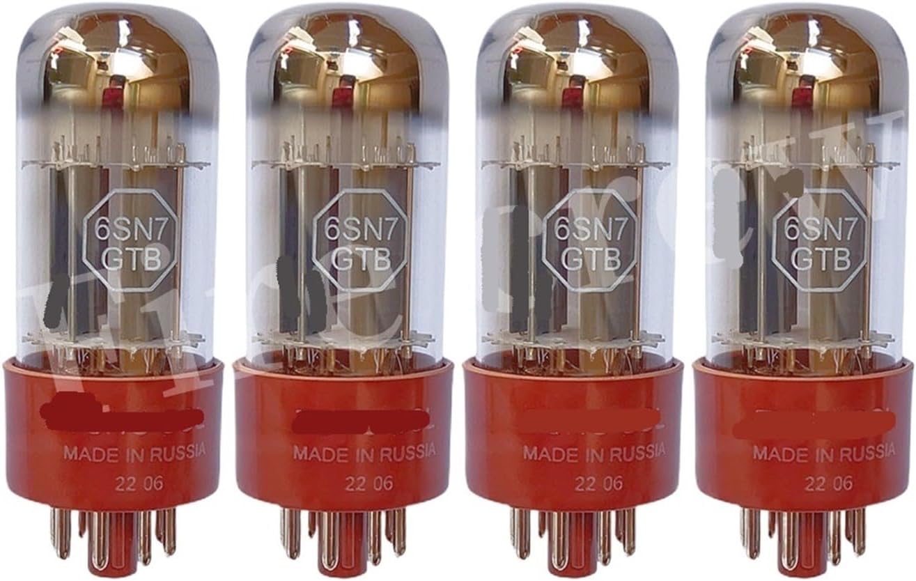 6SN7 6SN7GTB Vacuum Tube Replaces 6SN7GT 6N8P 6H8C CV181 HiFi Audio Tube Amplifier kit DIY Matching Four-Way(4pcs Matched Quad)