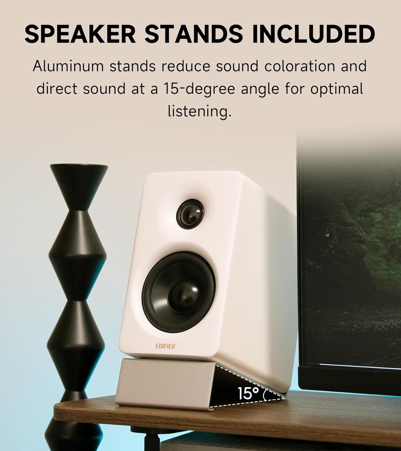 Edifier M60 Multimedia Speaker Bluetooth 5.3, 66W RMS, Hi-Res Audio & Hi-Res Wireless Audio, LDAC,3