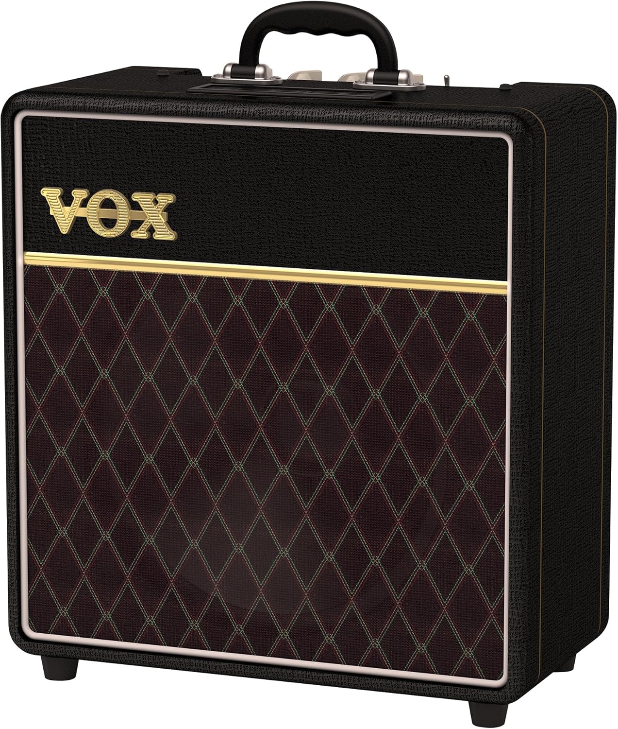 Vox AC4C1-12 1x12inch 4-watt Guitar Tube Combo Amp w/ 4 Controls and Celestion Speakers - Black