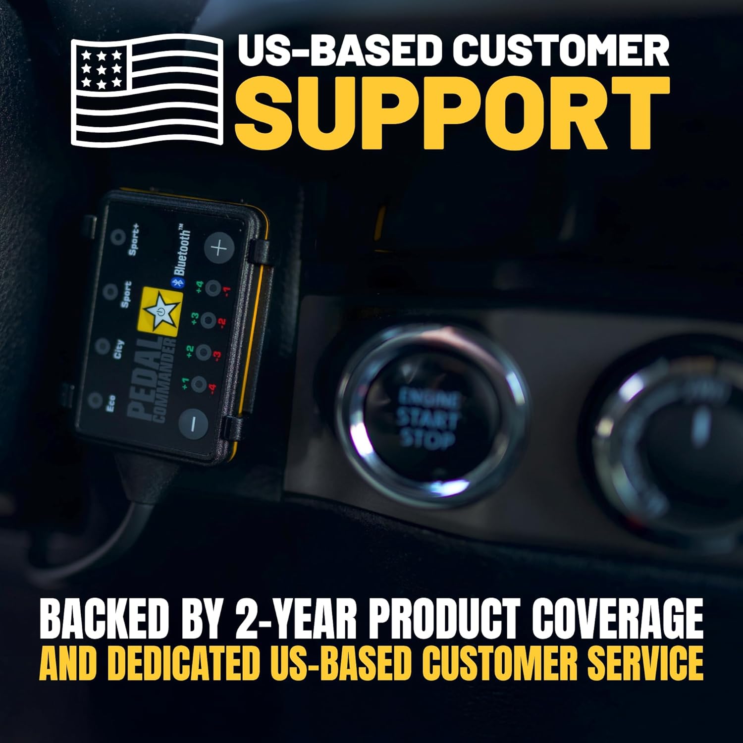 PEDAL COMMANDER Throttle Response Controller Compatible with Ford F150 Raptor 2011-2025, Plug-and-Play, 4 Modes 36 Sensitivity Levels, App Control Anti-Theft, Raptor Accessories Performance Parts