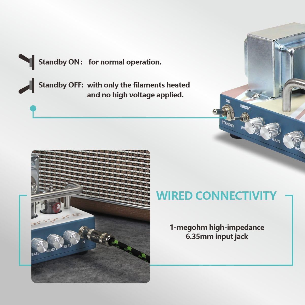 OriPure 5W All Tube Guitar Amplifier Head OA-H05