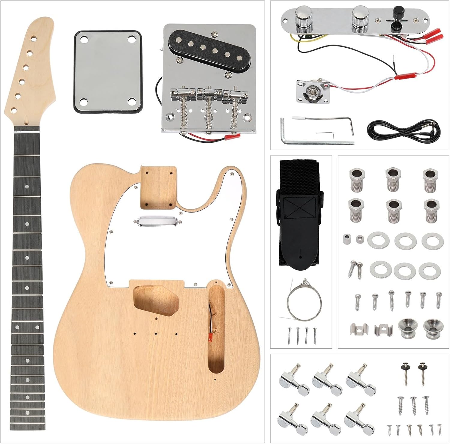 DIY TL single pickup peach blossom core guitar body TL electric guitar