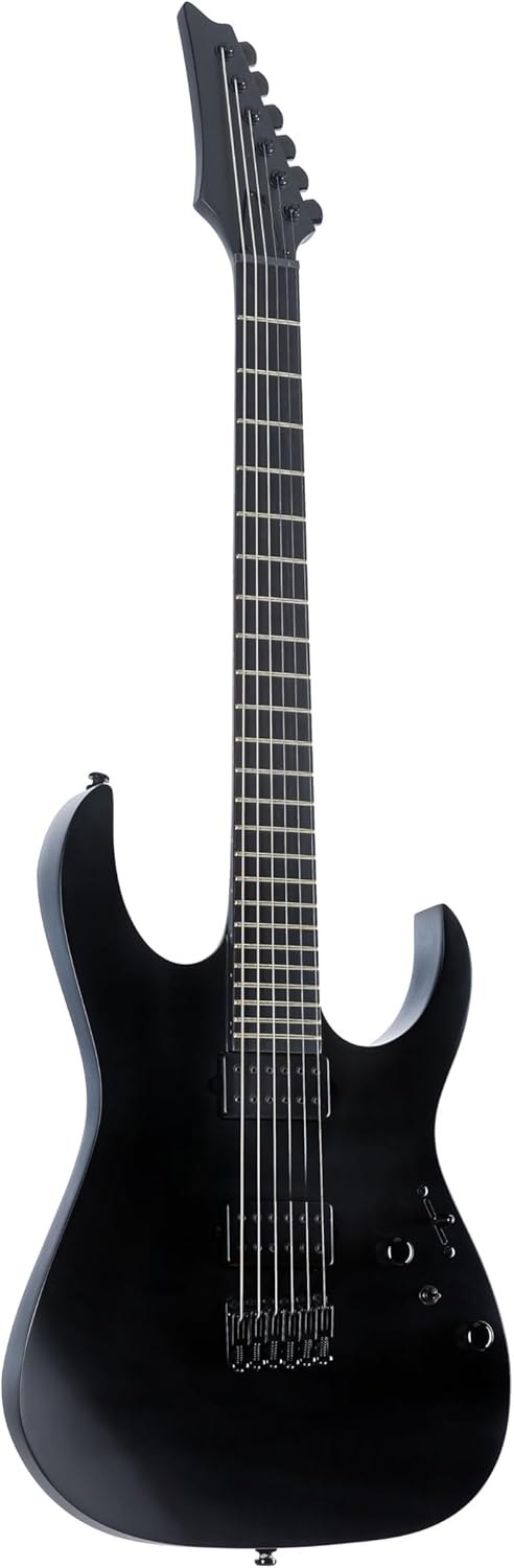 Ibanez RGRTB621 Iron Label Electric Guitar - Black Flat