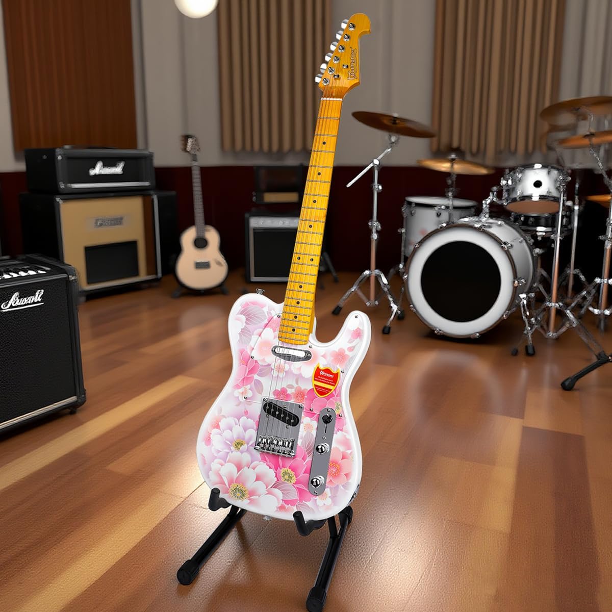 Electric Guitar Beginner Kit TL Series, Full-Size Paulownia Wood Body, C-Shape Neck, Guitarra Electrica, Accessories Pack Guitar Bag (Penoy)