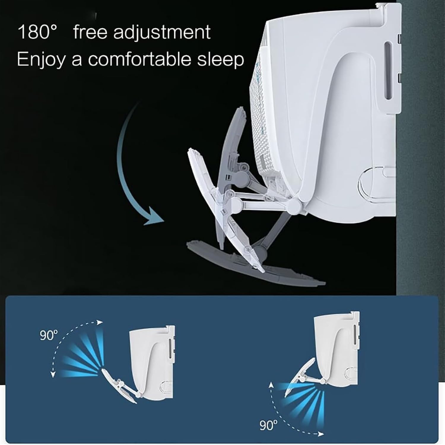 Air Conditioner Wind Deflector - Wall-Mounted Anti-Cold Wind Baffle, Thickened Telescopic Air Outlet Shield for Improved Comfort and Airflow