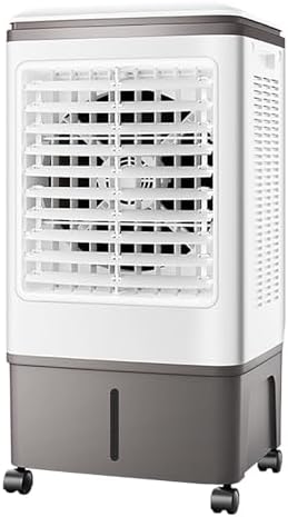 Swamp Cooler Air Conditioners, 110V Large Tank for 3D Cooling, Portable Evaporative Cooler with LED Touch Screen, 3 Fan Speeds, 12H Timer & Remote, air Cooler for Bedroom(18.5x14x32inch)