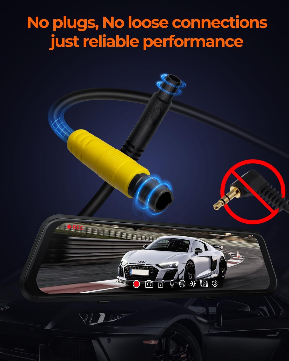 ACUMEN 4K Rear View Mirror Camera,Smart 12