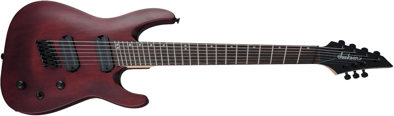 Jackson X Series Dinky DKAF7 Multi-scale - Stained Mahogany