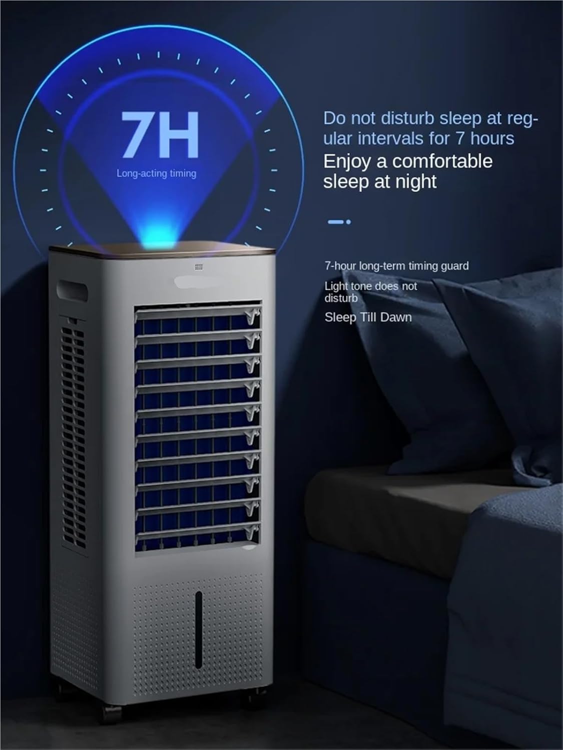 Portable Air Conditioner, Air Conditioning Fan Household Refrigeration Electric Fan Water Cooler,Desktop Fan for Home Outdoors