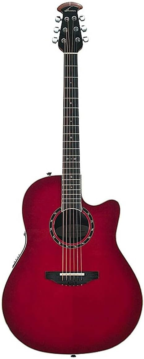 Ovation Standard Balladeer 2771AX Acoustic-electric Guitar, Cherry Cherry Burst