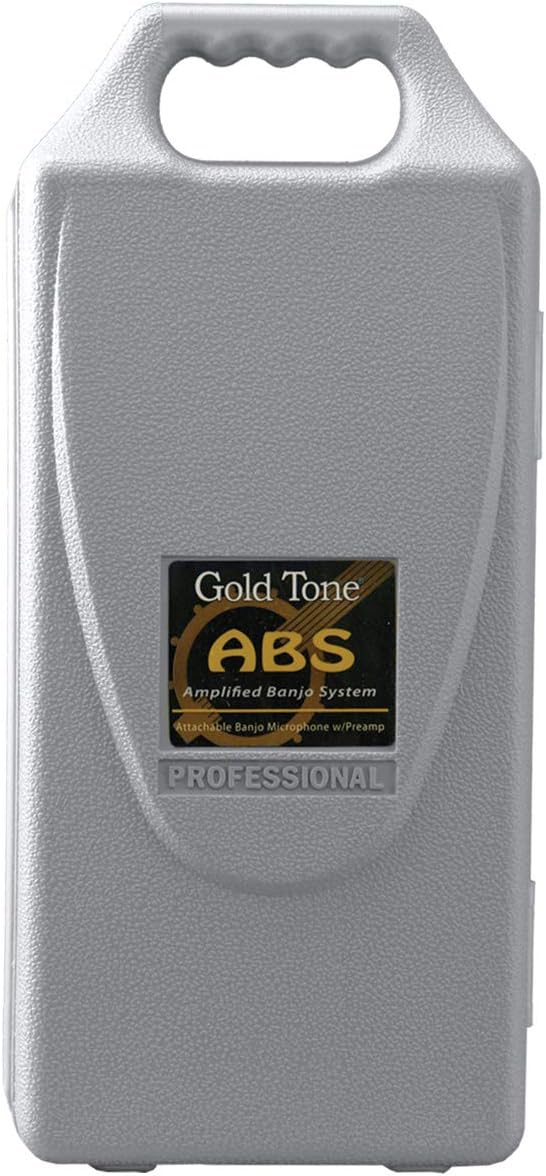 Gold Tone ABS-D Banjo-Resonator Guitar Mic (Dynamic) - Gooseneck Microphone with Adjustable Bracket - Includes Pre-amp