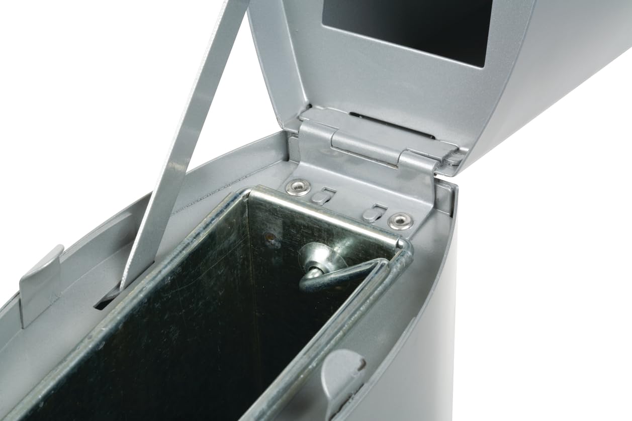 Rubbermaid Commercial Products Metropolitan Smokers' Station, Black Metal, Outdoor for Parks/Outdoor Shopping Malls/Hotels/Bars